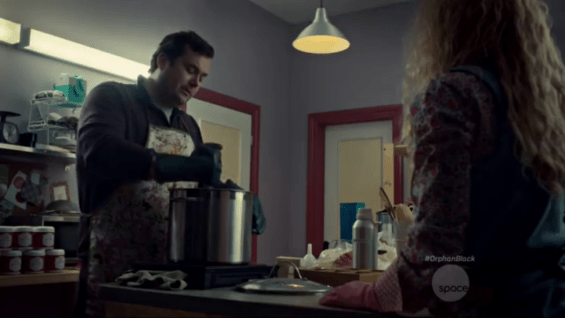 Donnie & Helena make soap