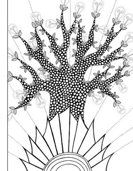 Trees of Life Colouring picture 1